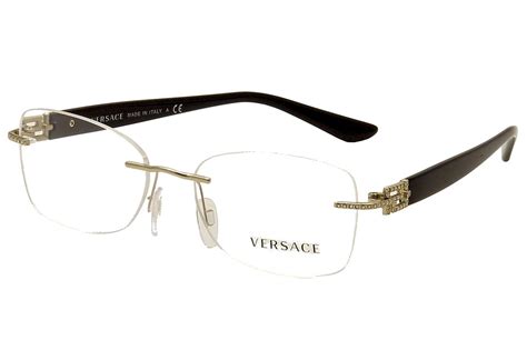 rimless versace eyeglasses|lowest price versace eyeglass.